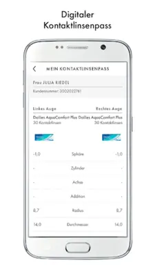 Fielmann Kontaktlinsen App android App screenshot 0